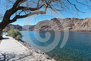 The Colorado River at Willow Beach, Arizona