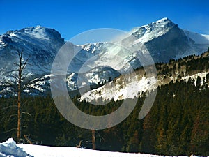 Colorado Rockies in Winter