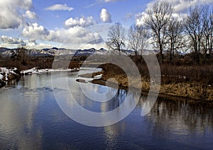 Colorado Rocky Mountain River Scene