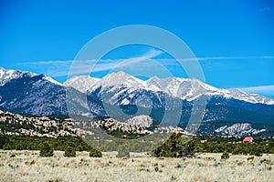 Colorado rocky mountains vista views