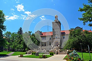 Colorado School of Mines Administration Building on a sunny day