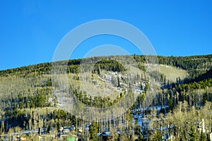 Colorado snow mountain