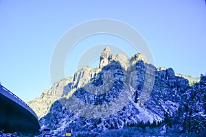 Colorado snow mountain