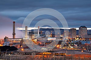 Colorado Springs, Colorado, USA Downtown City Skyline