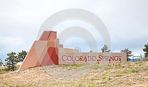 Colorado Springs roadside sign