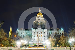 Colorado state capitol building in Denver