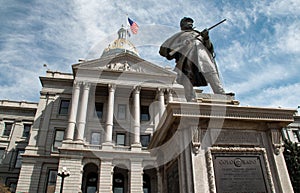 Colorado State Capitol Building in downtown Denver