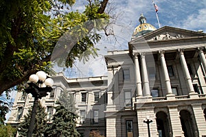 Colorado State Capitol Building in downtown Denver