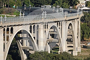 Colorado Street Bridge in Pasadena, California photo