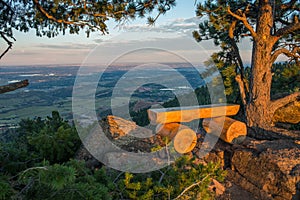 Colorado View Point Bench