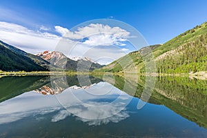 Colorado Wilderness Lake Scenic Reflection