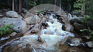 Colorado Wilderness Mountain River Footage.