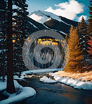 Colorado Winter Landscape