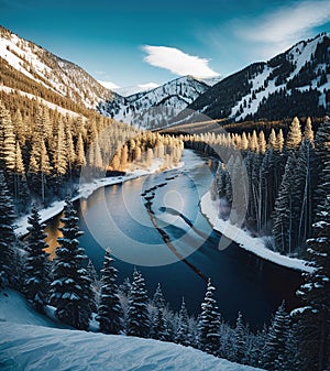 Colorado Winter Landscape