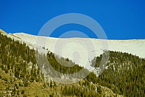 Colorado snow mountain