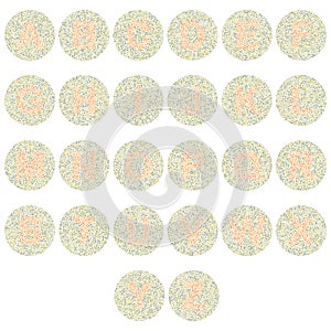 Colorblind plates A-Z