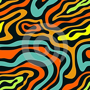 Colored abstract seamless pattern in graffiti style quality vector illustration for your design