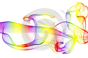 Colored abstract smoke