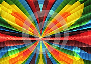 Colored abstraction, rainbow pattern, glow colors