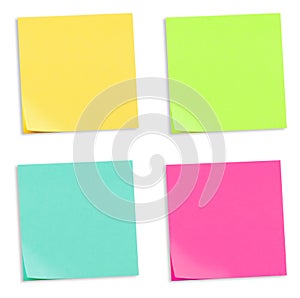 Colored Adhesive Note Papers
