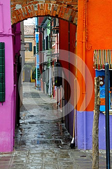 Colored Alley photo