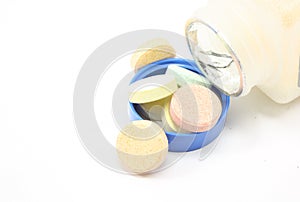 Colored Antacid Tablets
