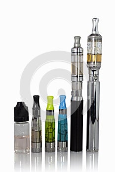 Colored atomizers and electronic cigarettes