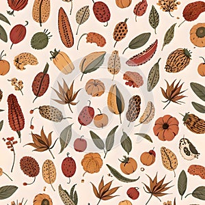 Colored Autumn leaves background