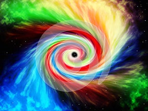 Colored black hole photo