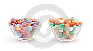 Colored bonbons