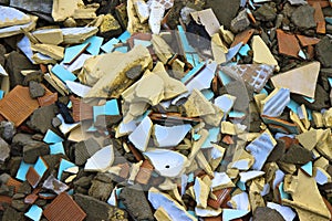 Colored Brick Rubble