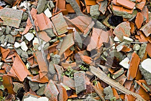 Colored Brick Rubble