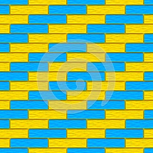 Colored bricks texture background