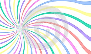 Colored bright rays vector carnival background