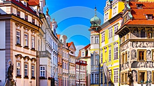 Colorato edifici da Praga 