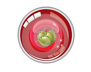 Colored button icon