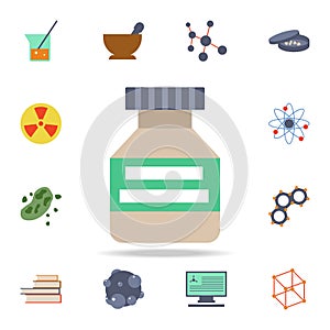 colored cachet icon. Detailed set of colored science icons. Premium graphic design. One of the collection icons for websites, web
