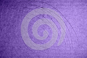 Colored cardboard damaged by cuts