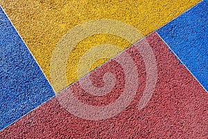 Colored carpolite ground