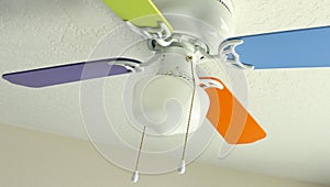 Colored Ceiling Fan