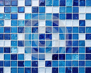 colored ceramic mosc tiles and banner tiles. photo