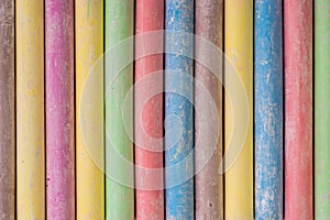 Colored Chalk photo