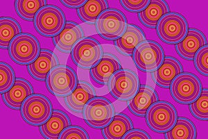 Colored circles background, illustration