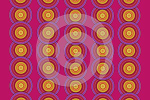 Colored circles background, illustration
