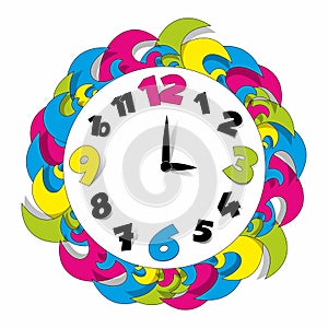 Colored Clock