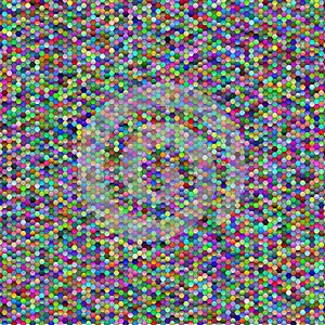 Colored colored hexagons