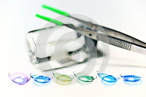 Colored contact lenses