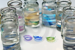 Colored contact lenses