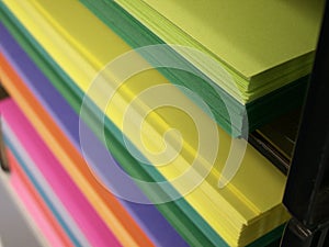 Colored copy paper