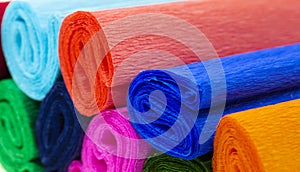 Colored corrugated paper